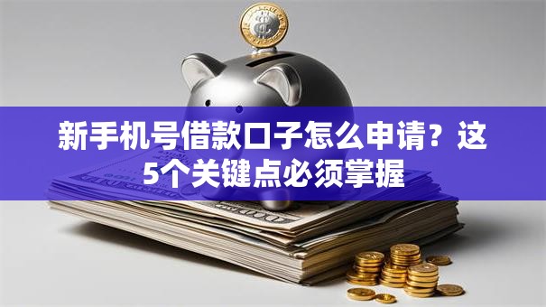 新手机号借款口子怎么申请？这5个关键点必须掌握