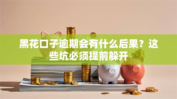 黑花口子逾期会有什么后果？这些坑必须提前躲开