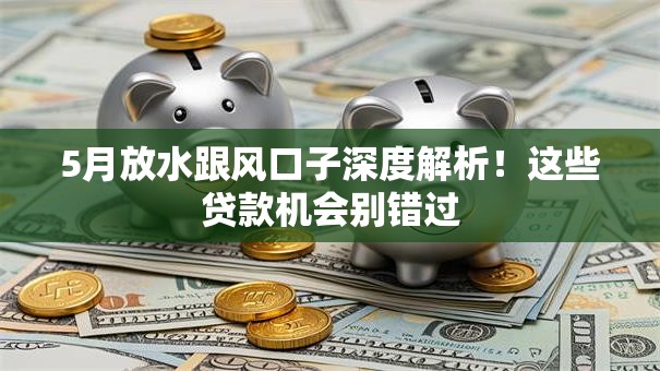 5月放水跟风口子深度解析！这些贷款机会别错过