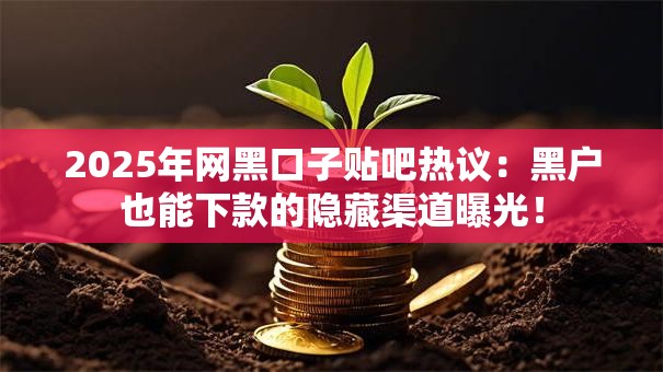 2025年网黑口子贴吧热议:黑户也能下款的隐藏渠道曝光! 2025年网黑口子贴吧热议:黑户也能下款的隐藏渠道曝光!