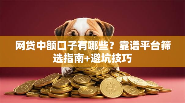 网贷中额口子有哪些？靠谱平台筛选指南+避坑技巧
