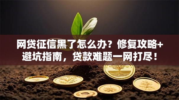 网贷征信黑了怎么办?修复攻略+避坑指南,贷款难题一网打尽! 网贷征信黑了怎么办?修复攻略+避坑指南,贷款难题一网打尽!