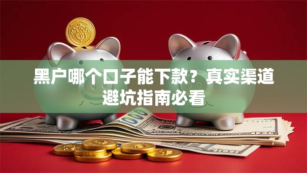 黑户哪个口子能下款?真实渠道避坑指南必看 黑户哪个口子能下款?真实渠道避坑指南必看