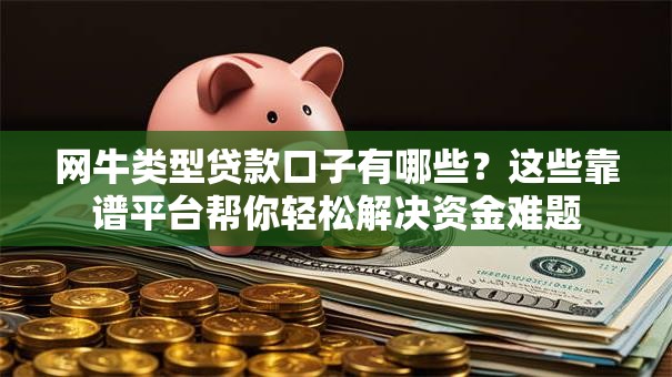 网牛类型贷款口子有哪些？这些靠谱平台帮你轻松解决资金难题