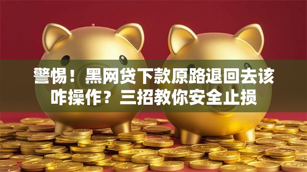警惕!黑网贷下款原路退回去该咋操作?三招教你安全止损 警惕!黑网贷下款原路退回去该咋操作?三招教你安全止损