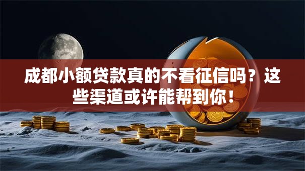 成都小额贷款真的不看征信吗?这些渠道或许能帮到你! 成都小额贷款真的不看征信吗?这些渠道或许能帮到你!