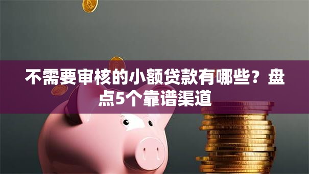 不需要审核的小额贷款有哪些?盘点5个靠谱渠道 不需要审核的小额贷款有哪些?盘点5个靠谱渠道