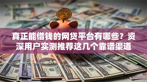 真正能借钱的网贷平台有哪些?资深用户实测推荐这几个靠谱渠道 真正能借钱的网贷平台有哪些?资深用户实测推荐这几个靠谱渠道