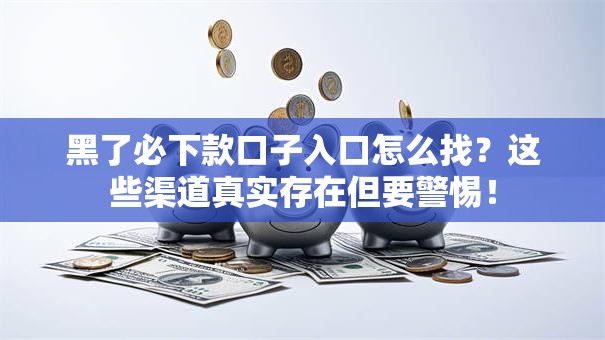黑了必下款口子入口怎么找？这些渠道真实存在但要警惕！