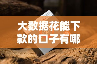大数据花能下款的口子有哪些?老哥实测这几个渠道靠谱 大数据花能下款的口子有哪些?老哥实测这几个渠道靠谱