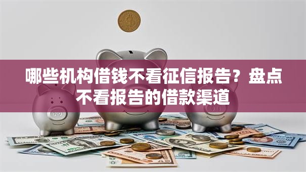 哪些机构借钱不看征信报告?盘点不看报告的借款渠道 哪些机构借钱不看征信报告?盘点不看报告的借款渠道