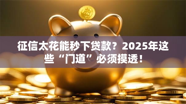 征信太花能秒下贷款？2025年这些“门道”必须摸透！