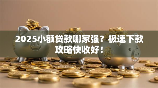 2025小额贷款哪家强?极速下款攻略快收好! 2025小额贷款哪家强?极速下款攻略快收好!
