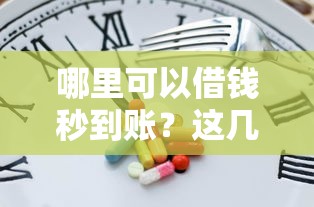 哪里可以借钱秒到账？这几个正规平台快速到账还靠谱！