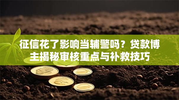 征信花了影响当辅警吗?贷款博主揭秘审核重点与补救技巧 征信花了影响当辅警吗?贷款博主揭秘审核重点与补救技巧