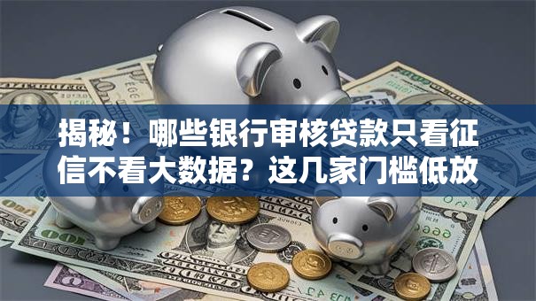 揭秘！哪些银行审核贷款只看征信不看大数据？这几家门槛低放款快