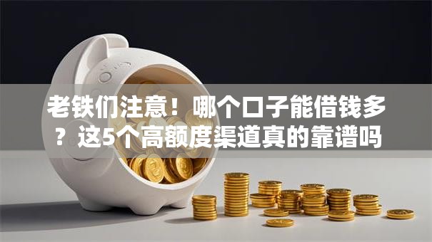 老铁们注意！哪个口子能借钱多？这5个高额度渠道真的靠谱吗