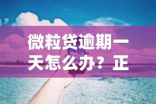 微粒贷逾期一天怎么办？正确处理方式及后果解析