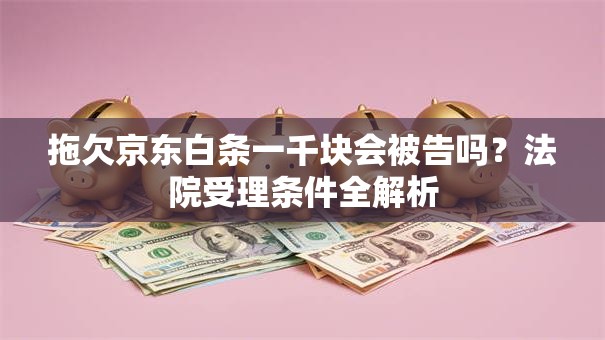 拖欠京东白条一千块会被告吗？法院受理条件全解析
