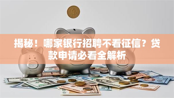 揭秘！哪家银行招聘不看征信？贷款申请必看全解析