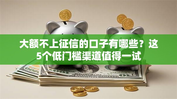 大额不上征信的口子有哪些?这5个低门槛渠道值得一试 大额不上征信的口子有哪些?这5个低门槛渠道值得一试