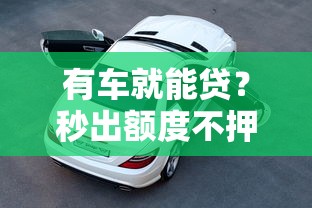 有车就能贷？秒出额度不押本网贷怎么选？这些细节别忽略！