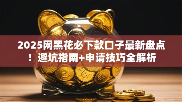 2025网黑花必下款口子最新盘点！避坑指南+申请技巧全解析