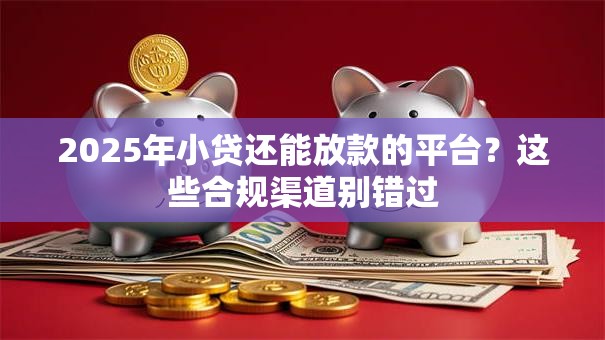 2025年小贷还能放款的平台？这些合规渠道别错过