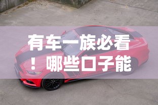 有车一族必看！哪些口子能用车辆申请贷款？