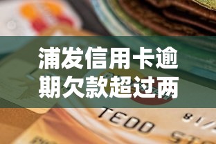浦发信用卡逾期欠款超过两万怎么办？实用解决方案全解析