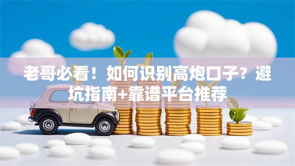 老哥必看!如何识别高炮口子?避坑指南+靠谱平台推荐 老哥必看!如何识别高炮口子?避坑指南+靠谱平台推荐