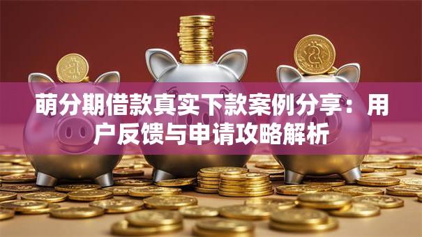 萌分期借款真实下款案例分享：用户反馈与申请攻略解析