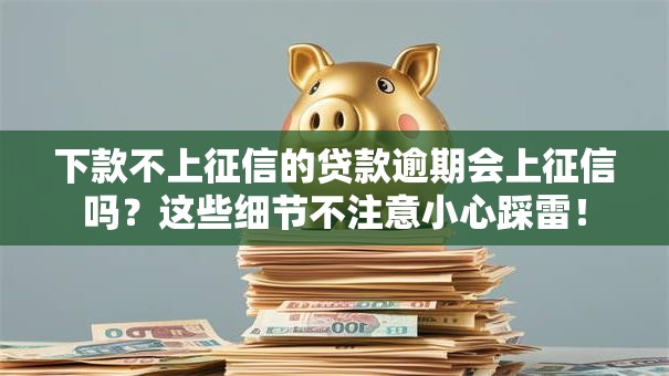 下款不上征信的贷款逾期会上征信吗？这些细节不注意小心踩雷！
