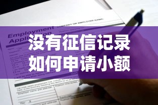 没有征信记录如何申请小额网贷?这些渠道和技巧要知道 没有征信记录如何申请小额网贷?这些渠道和技巧要知道