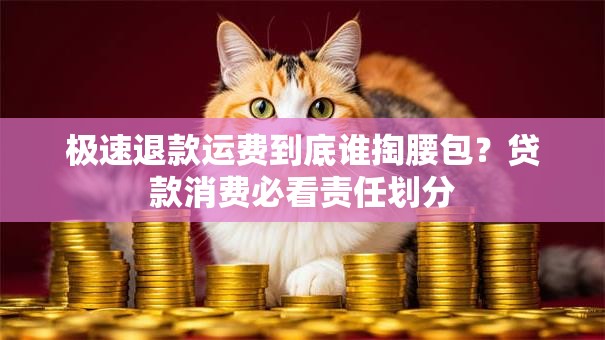 极速退款运费到底谁掏腰包?贷款消费必看责任划分 极速退款运费到底谁掏腰包?贷款消费必看责任划分