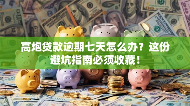 高炮贷款逾期七天怎么办？这份避坑指南必须收藏！