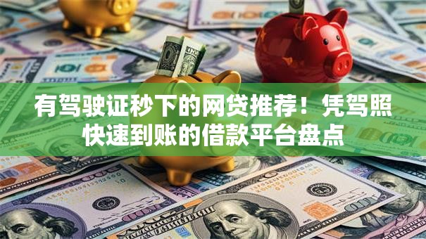 有驾驶证秒下的网贷推荐!凭驾照快速到账的借款平台盘点 有驾驶证秒下的网贷推荐!凭驾照快速到账的借款平台盘点