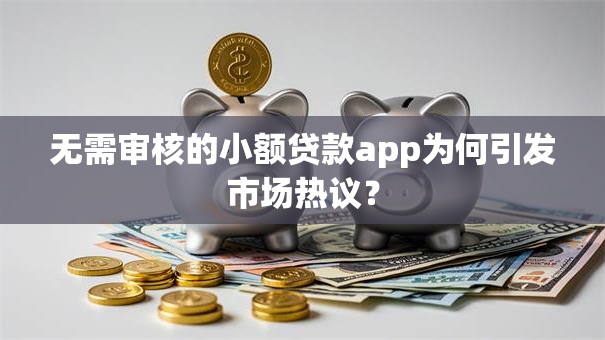 无需审核的小额贷款app为何引发市场热议？