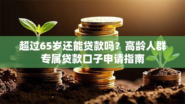 超过65岁还能贷款吗？高龄人群专属贷款口子申请指南