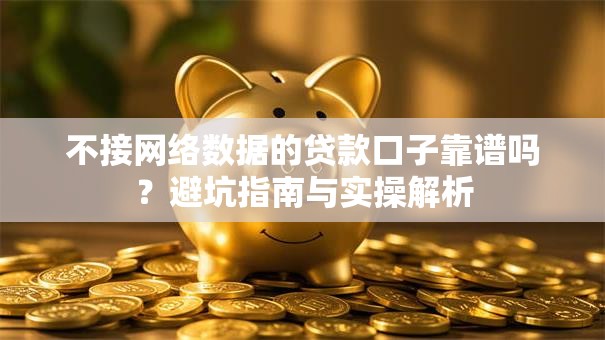 不接网络数据的贷款口子靠谱吗？避坑指南与实操解析