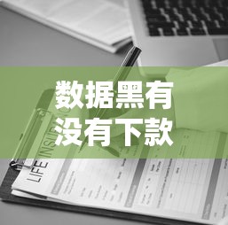 数据黑有没有下款口子?揭秘真实下款渠道与避坑技巧 数据黑有没有下款口子?揭秘真实下款渠道与避坑技巧