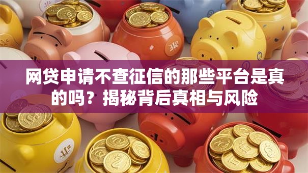 网贷申请不查征信的那些平台是真的吗?揭秘背后真相与风险 网贷申请不查征信的那些平台是真的吗?揭秘背后真相与风险