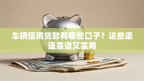 车辆信用贷款有哪些口子？这些渠道靠谱又实用