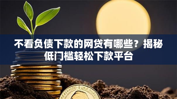 不看负债下款的网贷有哪些？揭秘低门槛轻松下款平台