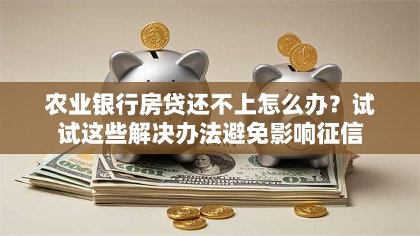 农业银行房贷还不上怎么办？试试这些解决办法避免影响征信