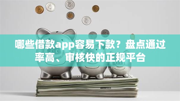 哪些借款app容易下款？盘点通过率高、审核快的正规平台