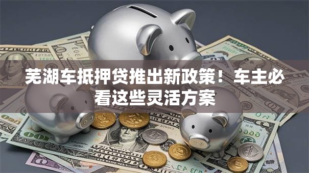 芜湖车抵押贷推出新政策!车主必看这些灵活方案 芜湖车抵押贷推出新政策!车主必看这些灵活方案