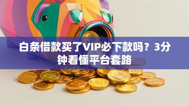 白条借款买了VIP必下款吗?3分钟看懂平台套路 白条借款买了VIP必下款吗?3分钟看懂平台套路