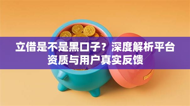 立借是不是黑口子？深度解析平台资质与用户真实反馈