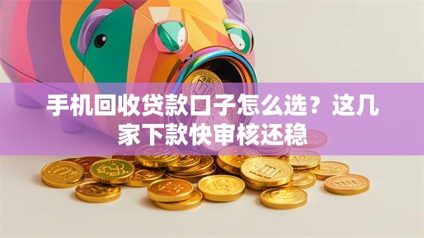 手机回收贷款口子怎么选?这几家下款快审核还稳 手机回收贷款口子怎么选?这几家下款快审核还稳